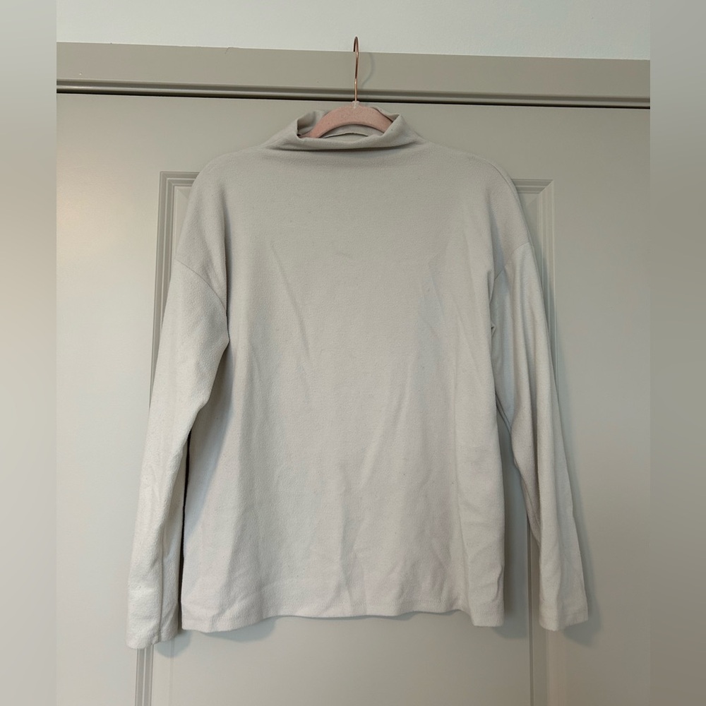 A New Day Cozy White Turtleneck Sweater